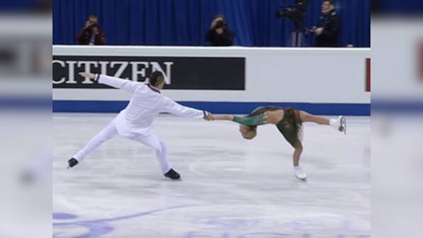 Russian champions figure skate their way to gold medal in Europe with 'Nagada sang dhol'