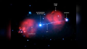 In a galaxy far far away: Chandra observatory spots spectacular jet