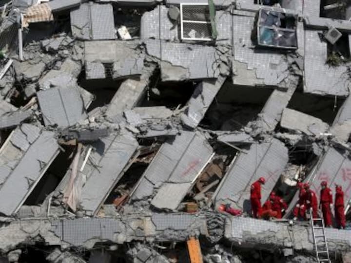 Deadly earthquake kills 18: Rescuers race to save over 100 buried in Taiwan's city of Tainan