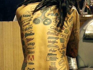 Watch: Tattoo aficionado Jason George is a human billboard