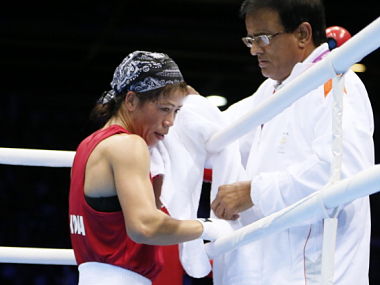 Asian Olympic Qualifiers: Boxers Mary Kom, L Sarita advance as Indian men disappoint Asian Olympic Qualifiers: Boxers Mary Kom, L Sarita advance as Indian men disappoint