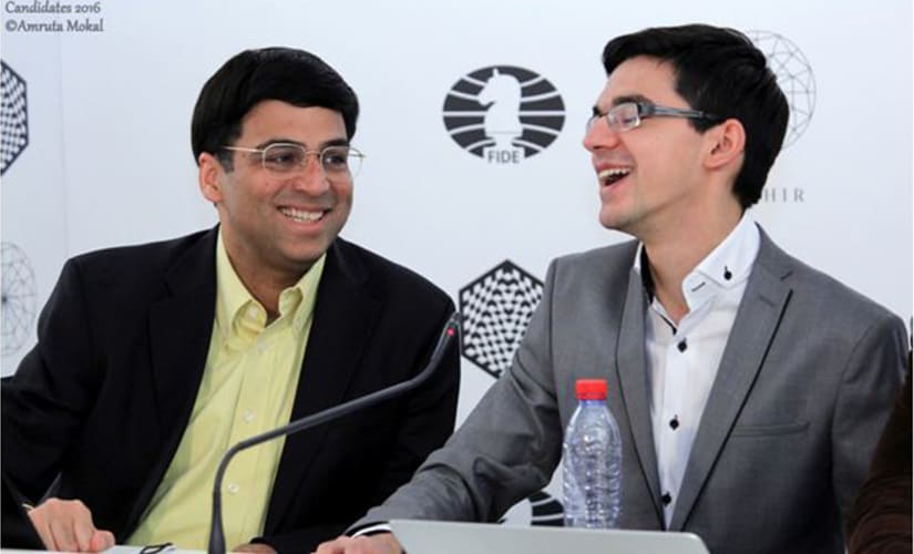 Candidates Chess: Vishy Anand spilts point with Anish Giri to stay in hunt;  crucial 2nd half begins later today-Sports News , Firstpost