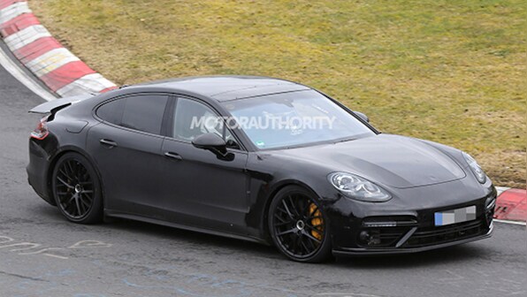 2017 Porsche Panamera caught without camouflage