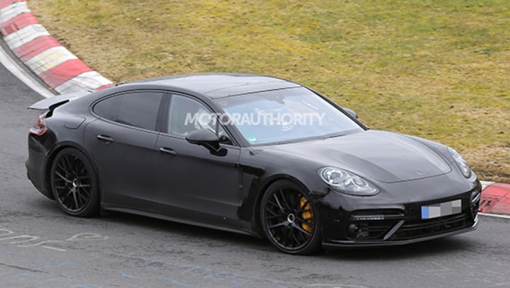 2017 Porsche Panamera caught without camouflage