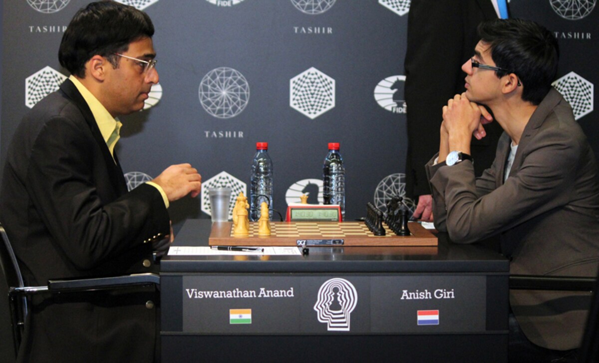 Chess  Viswanathan Anand held by Anish Giri - Telegraph India