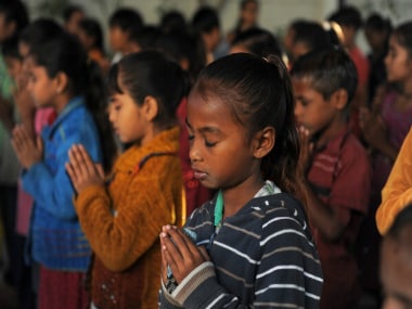 Children at a school in Gandhinagar district, Gujarat. Getty Images