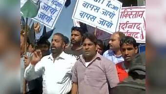 Pathankot probe: Congress, AAP protest JIT's visit with black flags near airbase