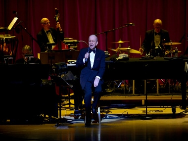 Frank Sinatra Jr. performing at an event. Getty Images