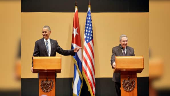 With Obama by his side, Castro denies the existence of political prisoners in Cuba
