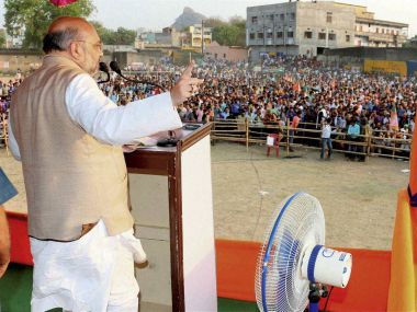 BJP president Amit Shah. PTI