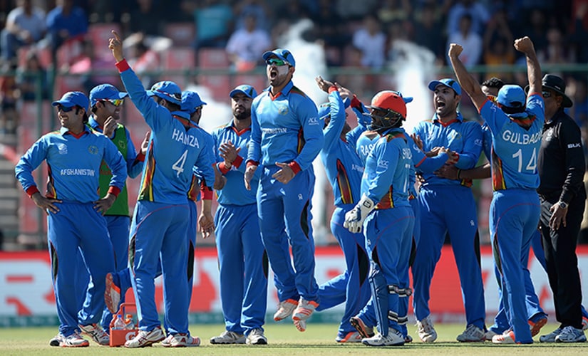 The Afghanistan cricket team. Getty Images