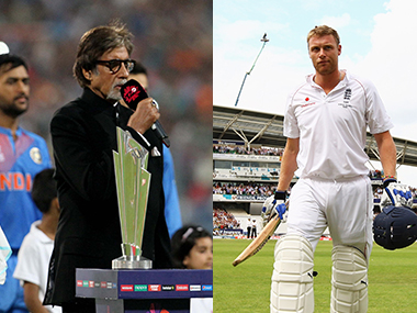 Sorry who's this, quips Andrew Flintoff during banter with Amitabh Bachchan on Kohli-Root tweet Sorry who's this, quips Andrew Flintoff during banter with Amitabh Bachchan on Kohli-Root tweet
