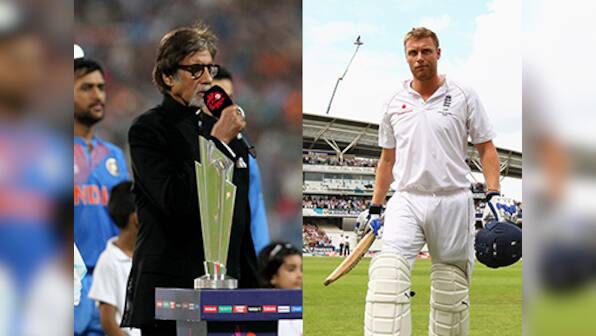 Sorry who's this, quips Andrew Flintoff during banter with Amitabh Bachchan on Kohli-Root tweet