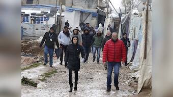 We must not let fears get the better of us: UN envoy Angelina Jolie meets Syria refugees in Lebanon