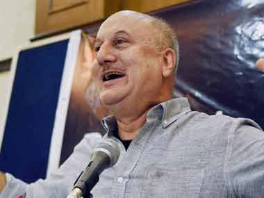 Bollywood actor Anupam Kher. PTI