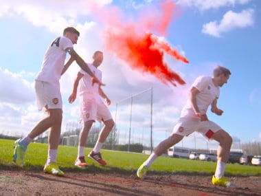 Watch: Arsenal get colourful off the field, wish Indian fans a happy Holi