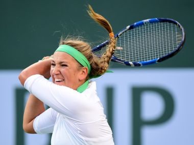 Victoria Azarenka at Indian Wells. Getty Images
