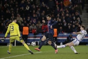 Chelsea take on PSG in Round of 16 second leg.AFP