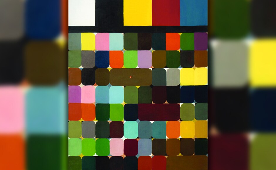 'Colour Alphabet, oil on canvas.' Last year, an exhibition titled ‘Abby Grey and Indian Modernism’ held in New York from the NYU Art Collection was instrumental in placing the late artist on the international map. It was a carefully curated exhibition of works by twenty topmost Indian Modern artists. Among the oils on canvas displayed was a Self Portrait by Vazifdar from 1965. 'Colour Alphabet, oil on canvas.' Last year, an exhibition titled ‘Abby Grey and Indian Modernism’ held in New York from the NYU Art Collection was instrumental in placing the late artist on the international map. It was a carefully curated exhibition of works by twenty topmost Indian Modern artists. Among the oils on canvas displayed was a Self Portrait by Vazifdar from 1965.