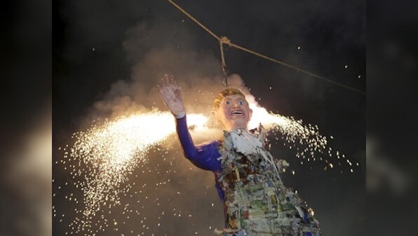 When Judas took a backseat: Mexicans burn Donald Trump's effigies in Easter ritual