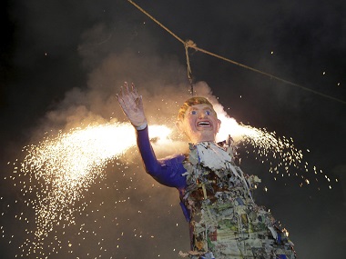 When Judas took a backseat: Mexicans burn Donald Trump's effigies in Easter ritual When Judas took a backseat: Mexicans burn Donald Trump's effigies in Easter ritual