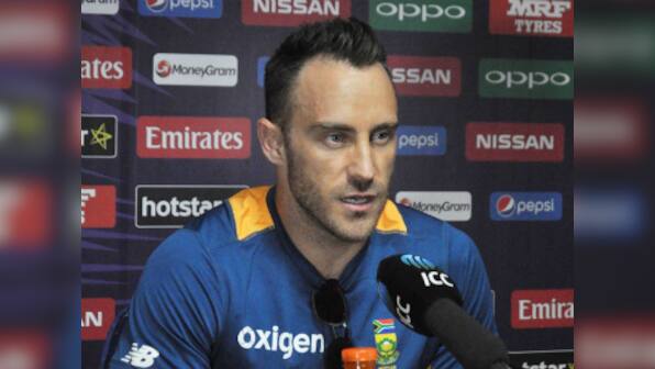 ICC World T20: South Africa captain Faf du Plessis fined 50 per cent of match fee for showing dissent