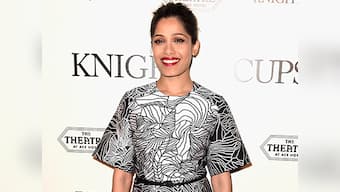 No inhibitions in shooting without script: Freida Pinto