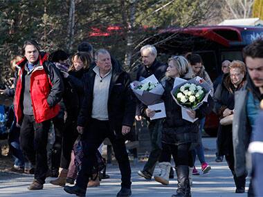 Germanwings plane crash: Families of victims gather near crash site to mark first anniversary