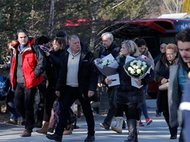 Germanwings plane crash: Families of victims gather near crash site to mark first anniversary