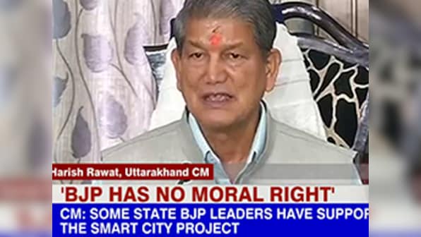 Harish Rawat slams BJP for 'murdering democracy' in Uttarakhand: Vijayvargiya takes up issue with Pranab