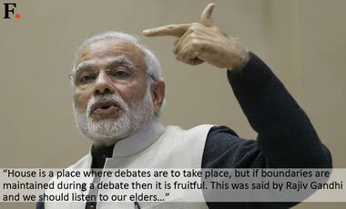 Some grow old, but don't grow up: Modi takes shots at Rahul, Sonia and Congress in Lok Sabha