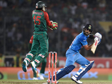 Asia Cup 2016: First the storm, then the calm as Kohli, Dhawan and Dhoni script the perfect chase Asia Cup 2016: First the storm, then the calm as Kohli, Dhawan and Dhoni script the perfect chase