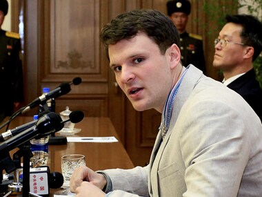 Otto Warmbiers crime footage released by North Korea
