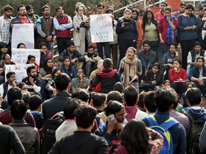 Shareer hamara, izzat tumhari?: JNU students, women's organisations raise slogans against patriarchy
