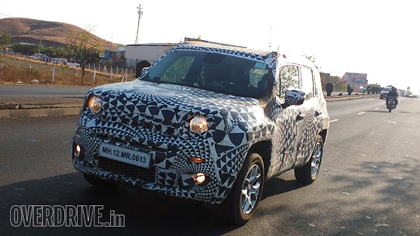 Spied: Jeep Renegade spotted testing in India