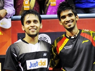 File picture of Parupalli Kashyap and Srikanth Kidambi.
