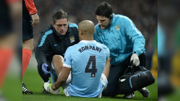 Big blow to City ahead of Manchester derby, injured Kompany likely to be out for a month