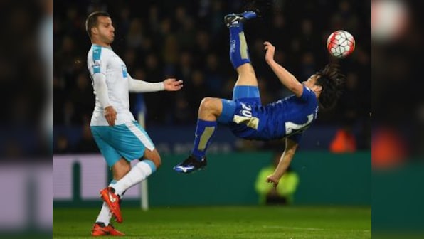 Premier League: Okazaki upstages Rafa Benitez with stunning goal as Leicester reassert lead