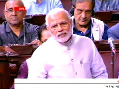In Rajya Sabha, Narendra Modi likens Congress to death and concludes speech with Nida Fazli's poem In Rajya Sabha, Narendra Modi likens Congress to death and concludes speech with Nida Fazli's poem