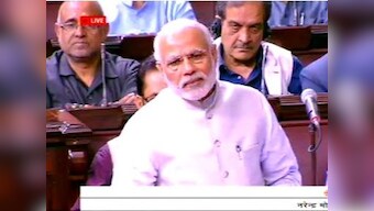 'Death has a blessing, it never gets blamed. Congress is like that': Wit, barbs and poetry mark Modi's speech in RS