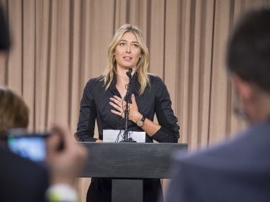 Maria Sharapova. AFP