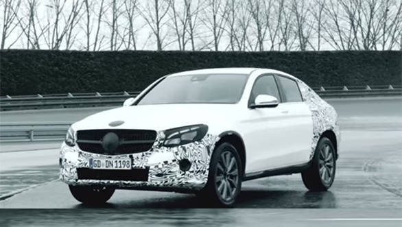2016 New York Motor Show: Mercedes Benz GLC coupe teased 2016 New York Motor Show: Mercedes Benz GLC coupe teased