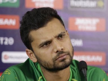 Mashrafe Mortaza at a press conference. AP