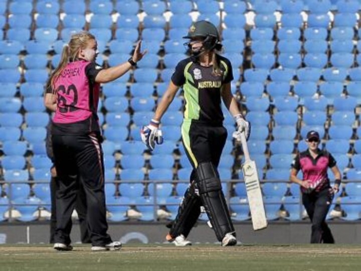 Women's World T20: Kasperek spins New Zealand to six-wicket win over Australia