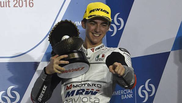 2016 Moto3: Aspar Mahindra’s Francesco Bagnaia finishes third in Qatar