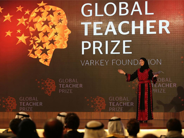 Palestinian teacher from West bank city, wins $1 million Global Teacher Prize Palestinian teacher from West bank city, wins $1 million Global Teacher Prize