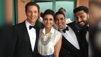The selfie diaries: Parineeti Chopra, McConaughey photobombed; Akshay poses with Salma Hayek