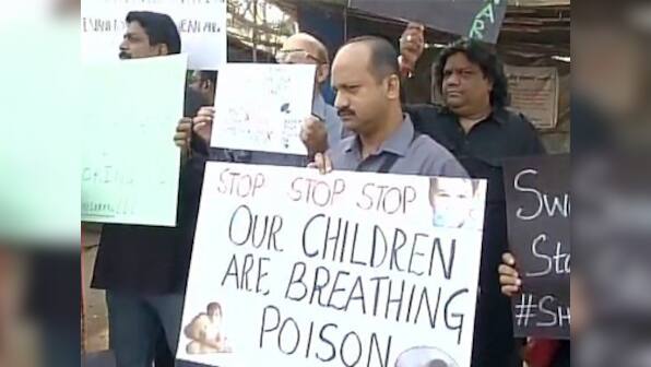 Deonar dumping ground fire: Residents demand immediate solution in protest at Azad Maidan