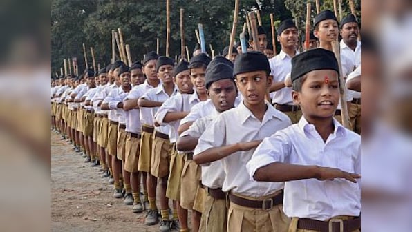 From khaki to coffee brown: RSS swaps shorts for trousers to attract latte-sipping urban youth
