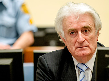 UN war crimes court finds Radovan Karadzic guilty of genocide, sentences him to 40 years in prison UN war crimes court finds Radovan Karadzic guilty of genocide, sentences him to 40 years in prison
